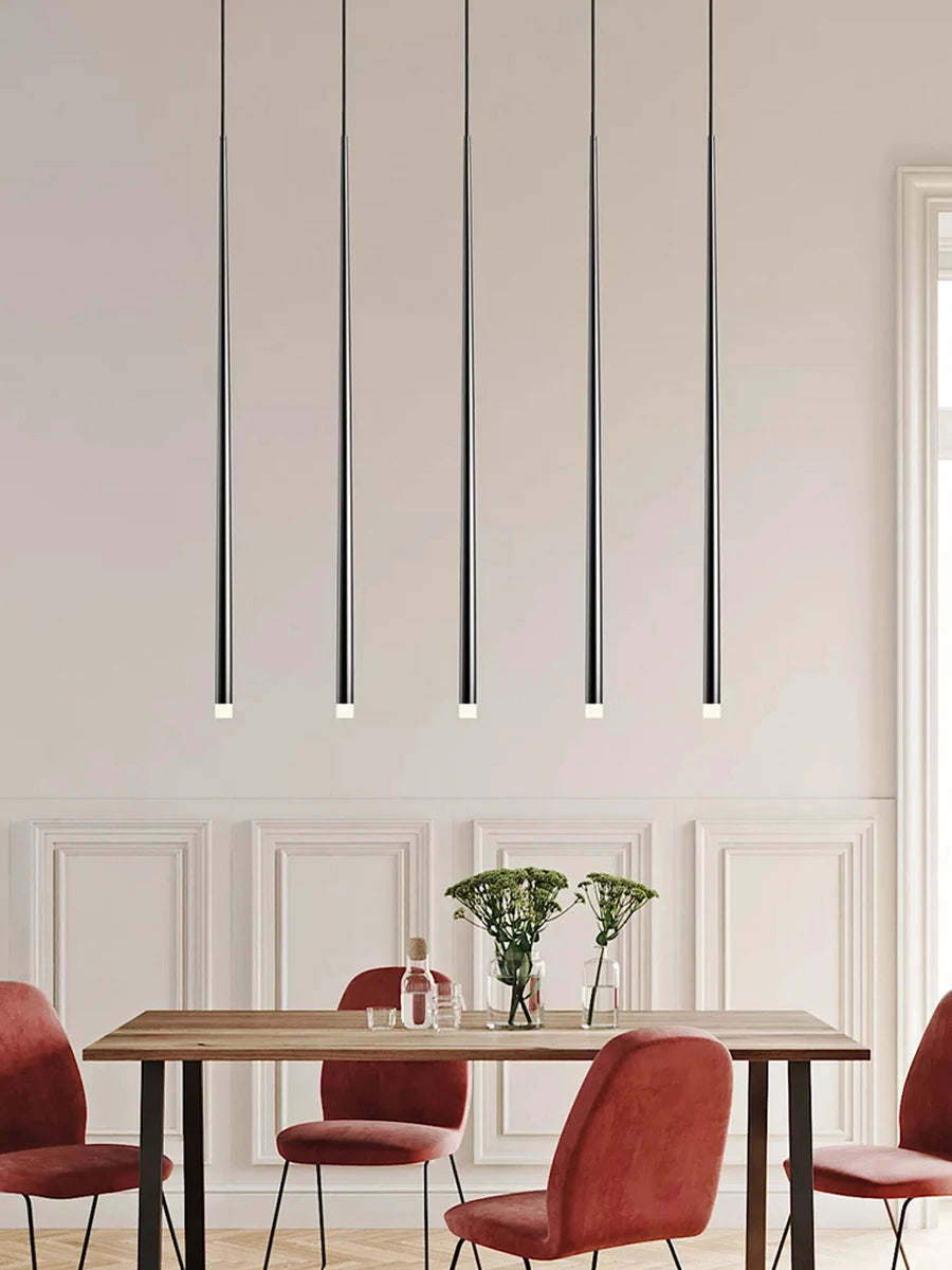 Modern LED Pendant Lights Dimmable 3cm Conical Aluminum & Acrylic Home Hang Lamp Dining Living Room Bar Cafe Droplight Fixture