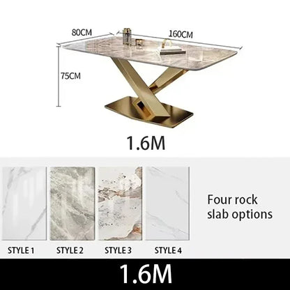 Luxury Dining Table Manger Chair Set Living Room Console Table Dressing Gold Space Savers Multifunction Yemek Masaları Furniture