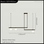 Hanging Lamp for Home LED Modern Minimalist Living Room Chandelier Simple Linear Restaurant Pendant Light Nordic Creative Shop