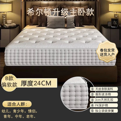 Queen Latex Double Mattress Memory Foam Summer Firm Floor Mattress Children Designer Colchones De Cama Bedroom Furniture