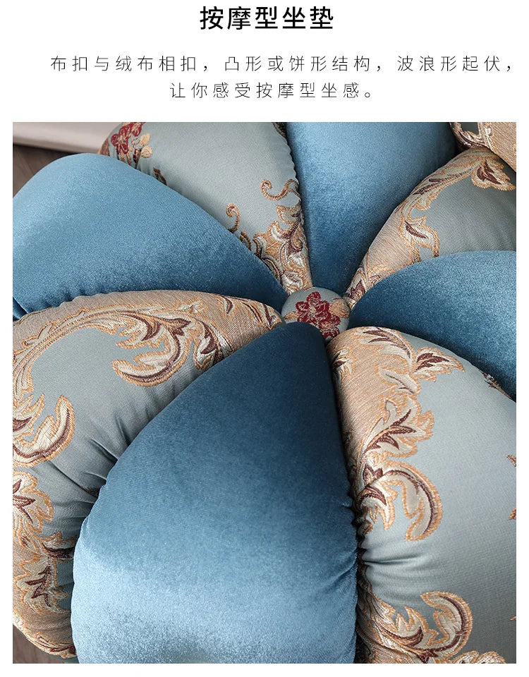 European-Style Leisure Chair Coffee Table Three-Piece Living Room Sofa Couch Balcony Table and Chair Living Room