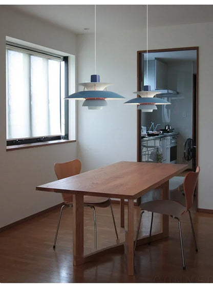 Danish Design Pendant Lights Colorful Umbrella Led Hanging Lamp Living Room Lustre Kitchen Chandeliers Droplight
