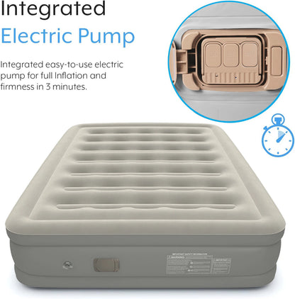 Luxury Twin Size Automatic Inflatable Mattress Camping air Bed with Carry Bags Manufacture Directly Supply