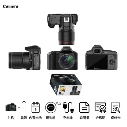 D5 Portable Camcorder Professional 4K HD Video Night Vision 64MP Cameras Photographer WIFI Digital DSLR Camera With 16X Zoom