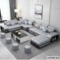 Linlamim Fabric Sofa Set Furniture Living Room Sofa Set With USB And Stools