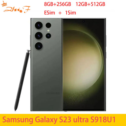 Samsung Galaxy S23 Ultra s23u s918u S918U1 6.8" 8g/256GB 12G/512GB Snapdragon NFC Android Cell Phone