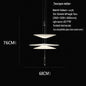 Modern Flying Saucer LED Pendant Lights Personality Home Decor Hanging Lamp Dining Table Bar Living Room Artistic UFO Chandelier
