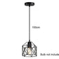 Industrial Pendant Light Adjustable Hanging Lamp for Ceiling Light Fixture Metal Cage Chandelier Lighting for Island Dining Room