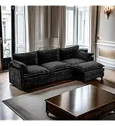 Cars Sofa for Living Room Set 3 Piece Modern Decor Loveseat Set with Arms and Nailhead,Includes Couch and A