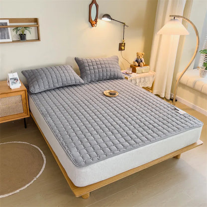 Green Tea Mattress Topper Cooling Pad Ultra-Soft and Breathable Bed Mattress Cover with Deep Pocket Foldable Tatami Floor 매트리스