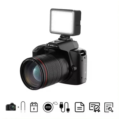 D5 Portable Camcorder Professional 4K HD Video Night Vision 64MP Cameras Photographer WIFI Digital DSLR Camera With 16X Zoom