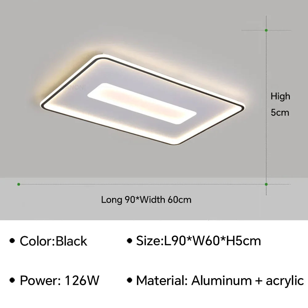 Modern LED Ceiling Light For Bedroom Living Dining Room Study Aisle Balcony Chandelier Indoor Home Decor Lighting Fixture Luster