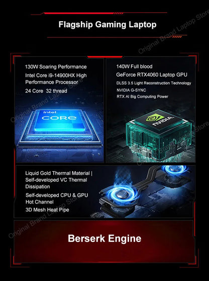 2024 Xiaomi Redmi G Pro Gaming Laptop 16 Inch 2.5K 240Hz E-Sports Screen Netbook i9-14900HX 16GB 1TB RTX4060 Gaming Notebook PC