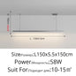 Modern Led Minimalist Long Pendant Lights For Home Villa Living Bedroom Dining Room Study Indoor Lighting Decoration Lamps