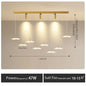 LED Restaurant Chandelier Hanging Pendant Light for Company Hotel Front Desk Lighting Spotlight Lotus Leaf Dining Table Fixtures