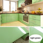PVC Waterproof Oil-Proof Wallpaper White Self-Adhesive Kitchen Cabinet Table Top Old Furniture Renovation Color Change Stickers