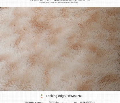 Ultra Soft Plush Round Rug Mat - Fluffy White Carpet for Living Room, Home Decor and Bedroomr, Bedroom and Kids Room