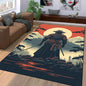 15 Size Samurai Spirits Pattern Rug Carpet for Living Room Bathroom Mat Creative Doormat Carpet for Bedroom Home Decor Play Mat