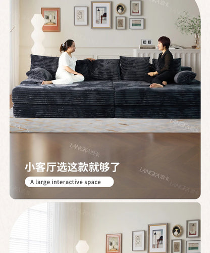 Bed Luxury European Sofa Armrest Adults Villa Floor Vacuum Compressed Couch Living Room Recliner Divano Sottovuoto Furniture