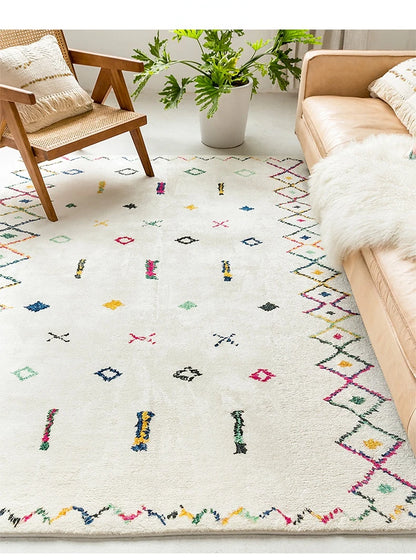 Carpet for Living Room Ethnic Style Large Area Fluffy Children Bedroom Rug Home Decoration Cloakroom Plush Mat ковер Tapete 러그