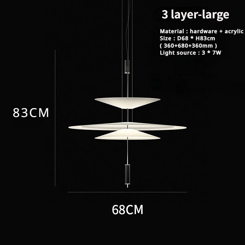 SANDYHA Modern Flying Saucer Style Chandeliers House Home Decor Led Pendant Lamps Kitchen Living Room Bedroom Interior Lighting