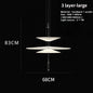 SANDYHA Modern Flying Saucer Style Chandeliers House Home Decor Led Pendant Lamps Kitchen Living Room Bedroom Interior Lighting