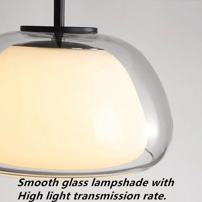 Lustre Glass Hanging Lamps Modern Luxury Home Decor Pendant Light Bedroom Living Room Kitchen Dining Table Cafe Suspend Fixture