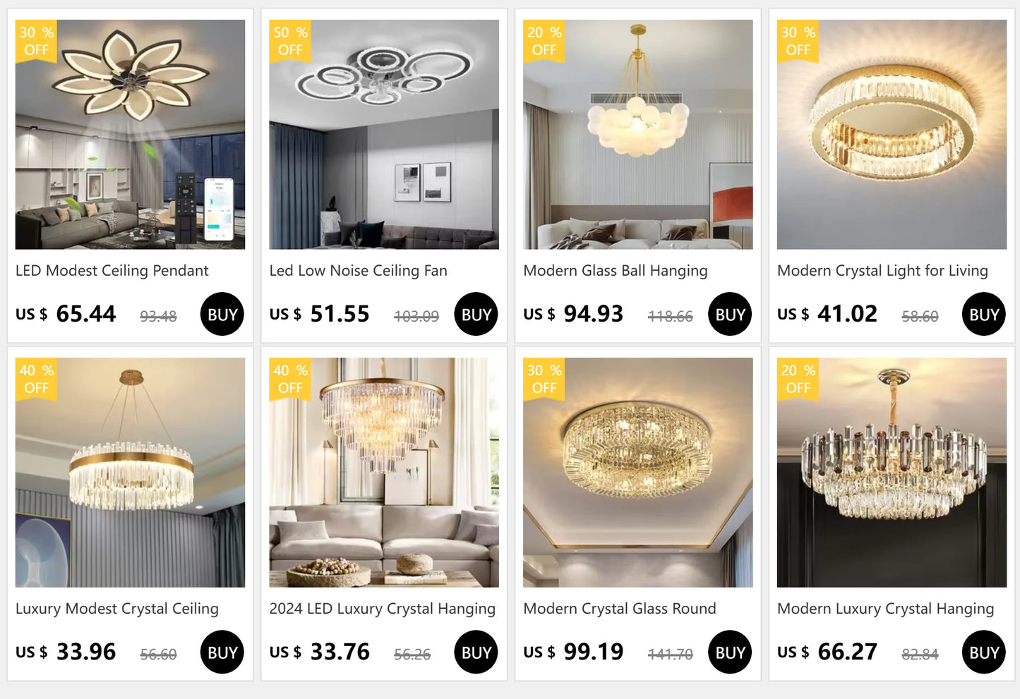 2024 Modern Crystal Ceiling Hanging Chandeliers for Living Dining Table Room Bedroom Lamps Home Decorations Pendant Light Lustre