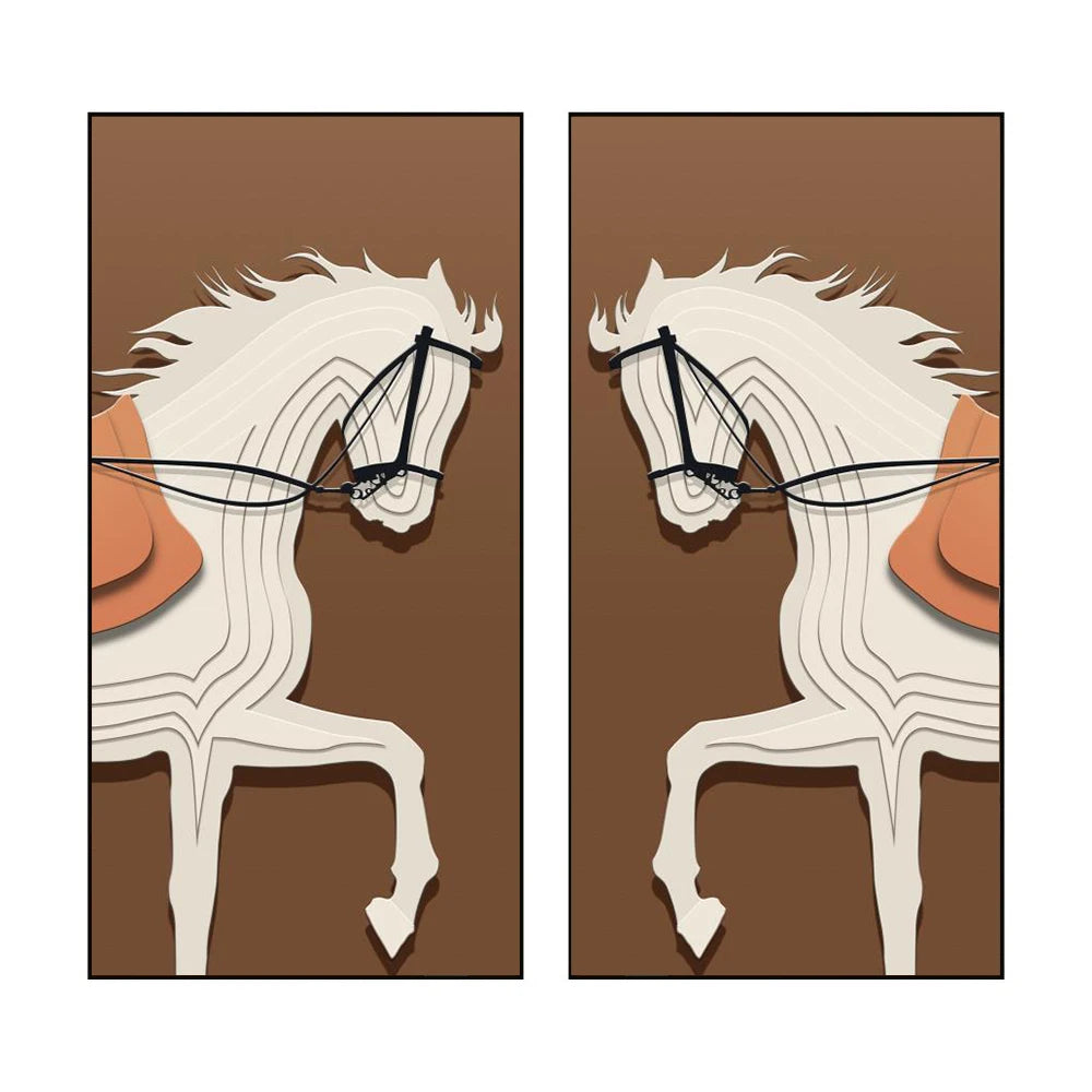 Modern Luxury Horses Canvas Posters and Prints Wall Art Entrance Decorative Painting Porch Living Room Home Decor Cuadros