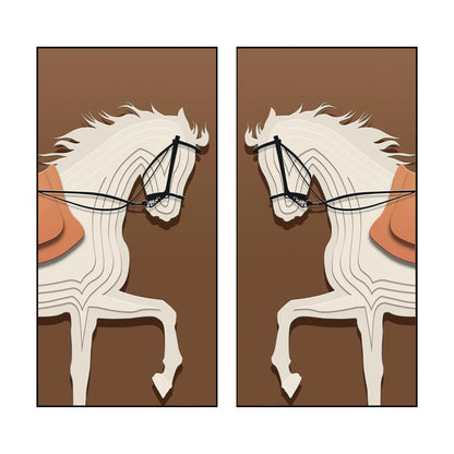 Modern Luxury Horses Canvas Posters and Prints Wall Art Entrance Decorative Painting Porch Living Room Home Decor Cuadros