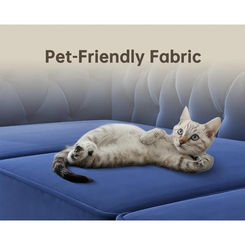 Chair for Living Room,Velvet No Sagging, Living 24'' Comfy Seat Depth, Accent Tool-Free Assemble