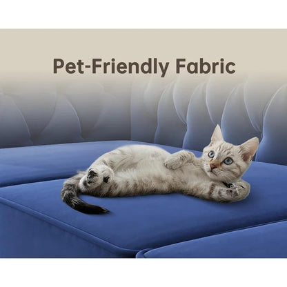 Chair for Living Room,Velvet No Sagging, Living 24'' Comfy Seat Depth, Accent Tool-Free Assemble