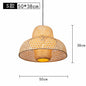 Bamboo Lantern Bamboo Woven Chandelier Chinese Restaurant Tea Room Chandelier Japanese Restaurant Straw Hat Rattan Woven Chandel