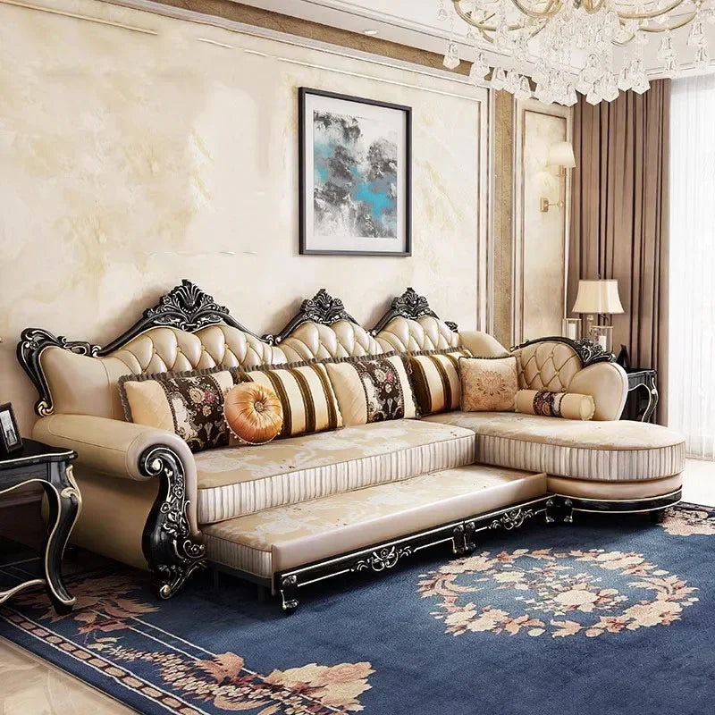 Comfortable Elegant Sofa Unique Modern New Arrival European Puff Sofa Armchair Designer Muebles Para Dormitorio Home Furniture