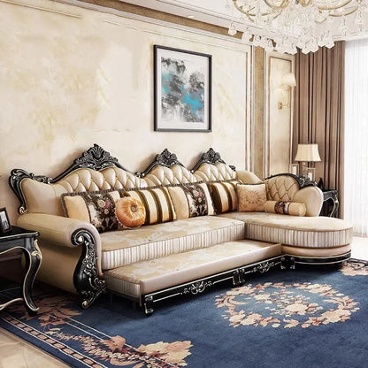 Comfortable Elegant Sofa Unique Modern New Arrival European Puff Sofa Armchair Designer Muebles Para Dormitorio Home Furniture