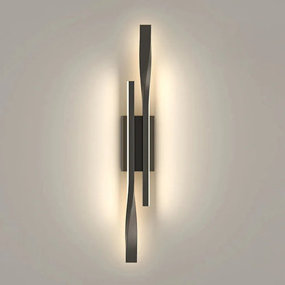 Long strip wall lamp light luxury creative room bedroom bedside lamp simple modern Nordic living room TV wall lamp