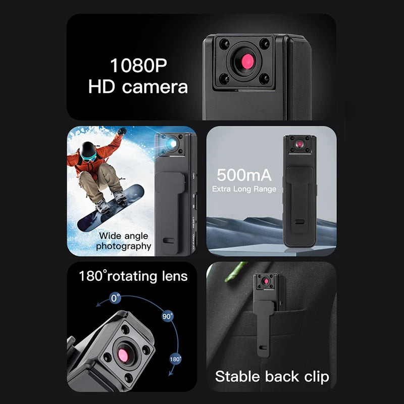 Xiaomi A9 Mini Night Vision Camera HD 1080P Wifi Digital Camera Handheld Camera Outdoor Sports Camera Outdoor Video Camcorder