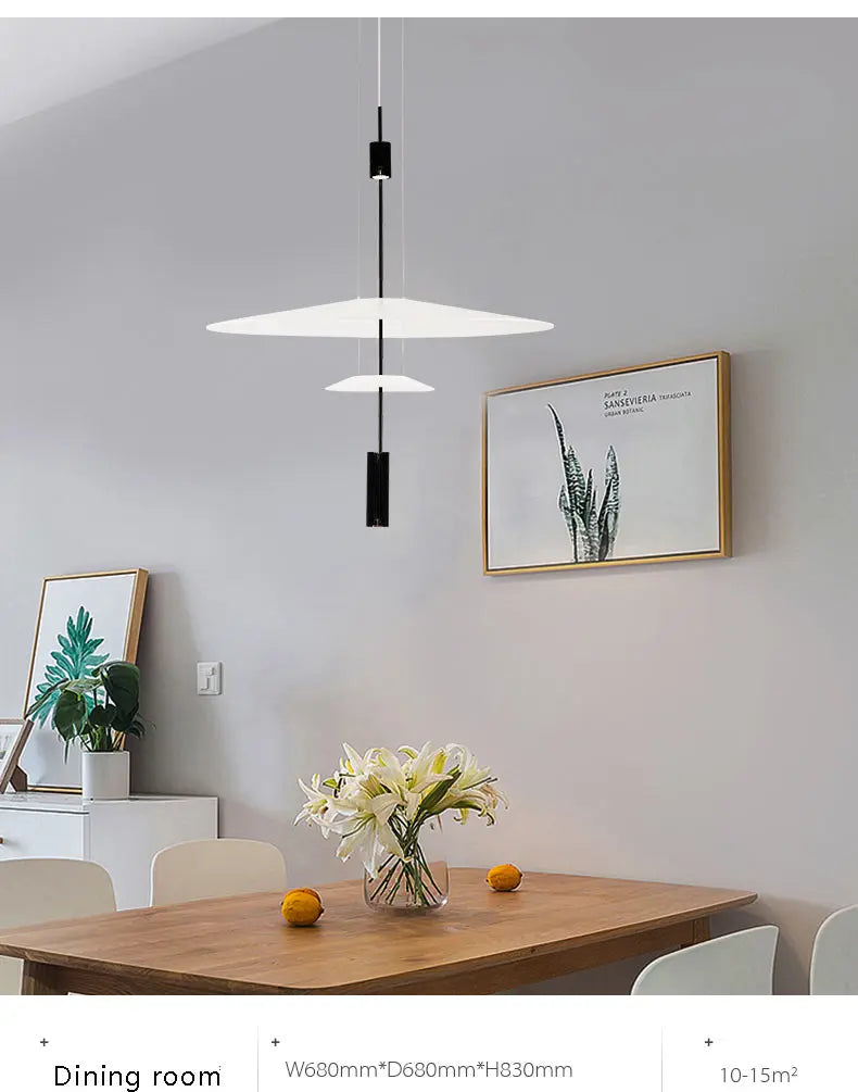 SANDYHA Modern Flying Saucer Style Chandeliers House Home Decor Led Pendant Lamps Kitchen Living Room Bedroom Interior Lighting