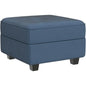 Storage of Modular Segmented Sofas Ottoman Modular Square Seats Item Weight 92 Pounds Cube Velvet Footstool Blue