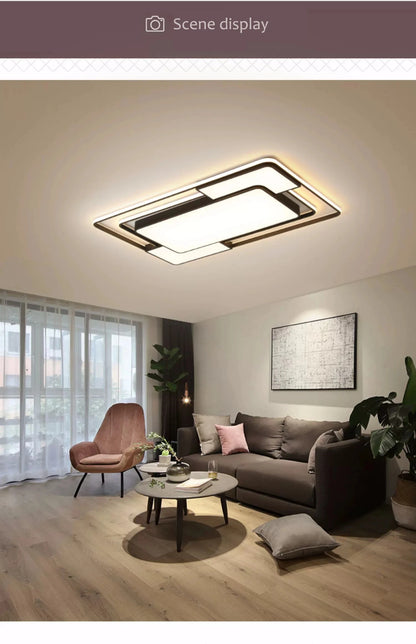 Living Room LED Ceiling Lamp Modern Simple Bedroom Room Dining Light Nordic Lustre Home Decoration Interior Lighting Chandelier