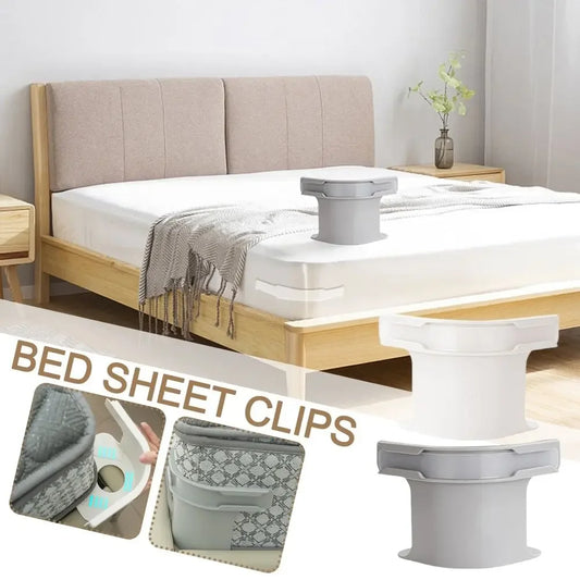 4PCS Adjustable Bed Sheet Clips DIY Invisible Heavy Duty Bed Sheet Holder Non-slip Anti-run Mattress Buckle Quilt Fixing Tool