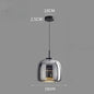 Glass LED Pendant Light for Kitchen, Restaurant, Hanging Lamp, Modern Bedroom, Bedside Shop Decoration, Ceiling Chandeliers, Lustres Decor