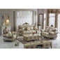 European Luxury 1 2 3 Seats Fabric Sofa Set Villa Home Furniture Classic Royal Solid Wood Combination Living Room Sofa