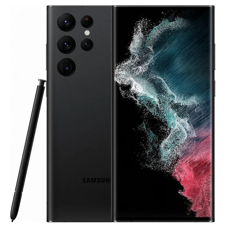 Samsung Galaxy S22 Ultra 5G S908U1 6.8" OLED 8/12GB RAM 128/256/512GB/1TB ROM Snapdragon NFC S22U eSIM Original  Phone