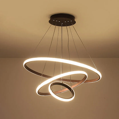 Modern Ceiling Chandelier Lighting Adjustable LED Pendant Chandelier High Brightness Ceiling Lamp for Living Room Bedroom