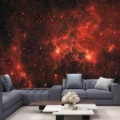 Mysterious Universe Space Starry Sky Blue Star Art Tapestry Wall Hanging Psychedelic Tapestry for Bedroom Living Room Decoration