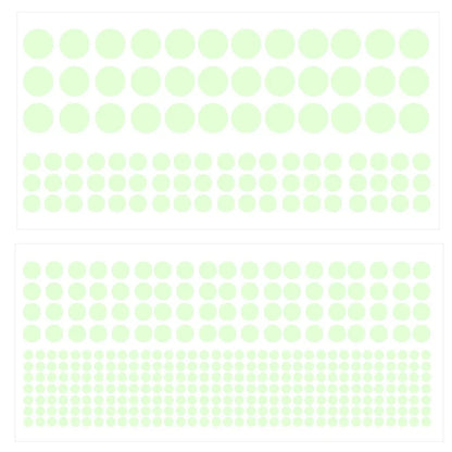407 PCS Luminous Dot Living Room Children's Room Decoration Fluorescent Wall Stickers Home Wallpaper Bedroom Decoration