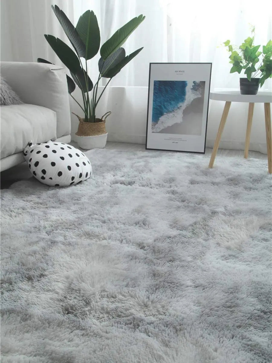 Thicken plush carpet home decoration Large Area Rug Fluffy warm winter carpets for living room rugs for Bedroom floor mats