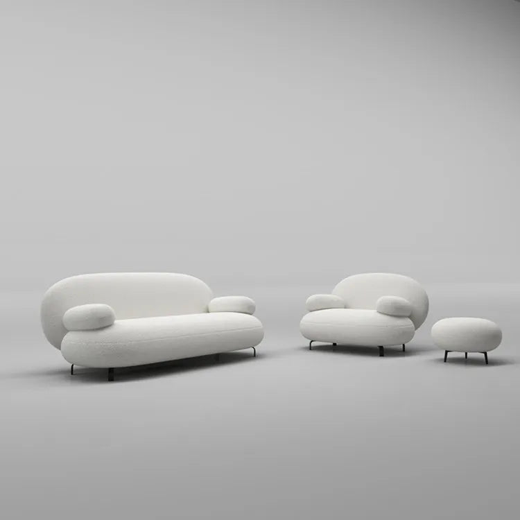 Conference Lazy Living Room Sofas Minimalist Luxury Floor Lounge Sofas Individual Designer Hallway Wood Divano Home Furniture