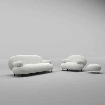 Conference Lazy Living Room Sofas Minimalist Luxury Floor Lounge Sofas Individual Designer Hallway Wood Divano Home Furniture